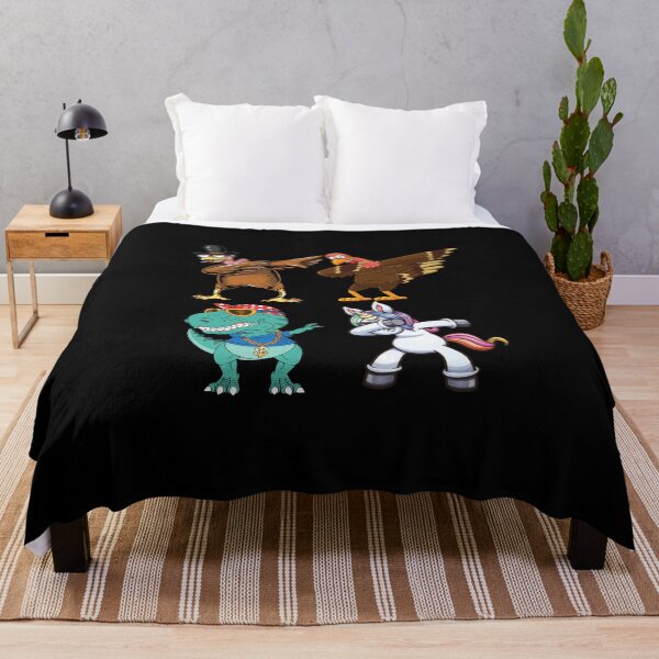 Item preview, Dabbing Squad turkey unicorn dinosaur thanksgiving day designed and sold by Mac Store.