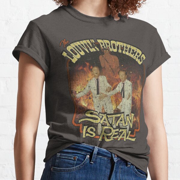 Vista previa del artículo con la obra «Satanás es real 1959», diseñado y vendido por AstroZombie6669.