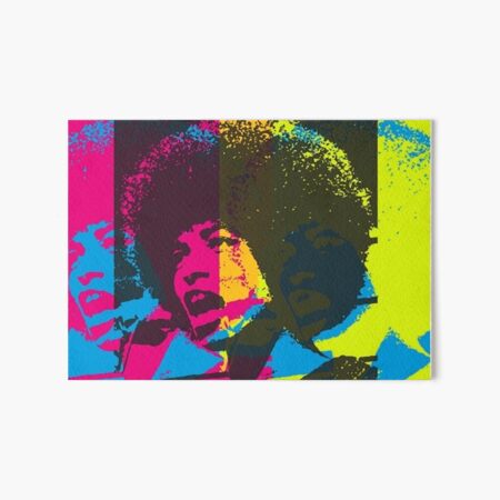 Angela Powerful Women RESIST Art Board Print