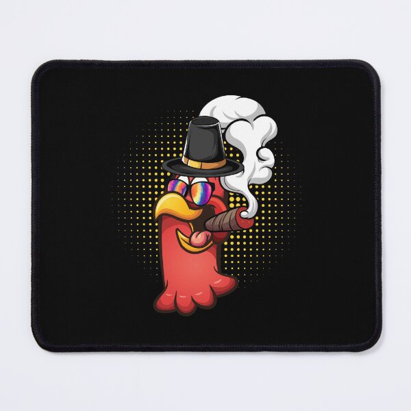 Item preview, Turkey head Smoked a cigarette wearing sunglasses tie dye designed and sold by Mac Store.