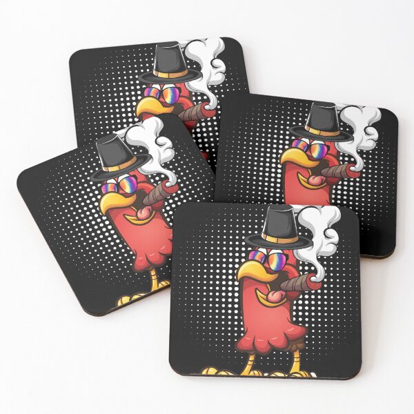 Item preview, Turkey head Smoked a cigarette wearing sunglasses tie dye designed and sold by Mac Store.