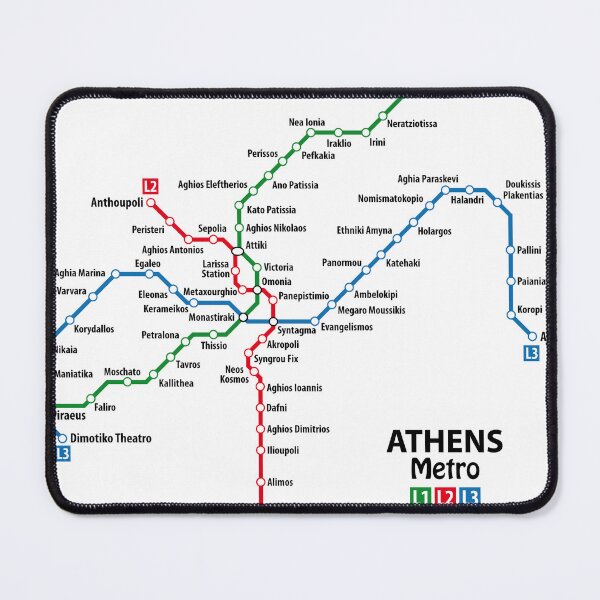 Item preview, ATHENS Metro Network designed and sold by UrbanRail.