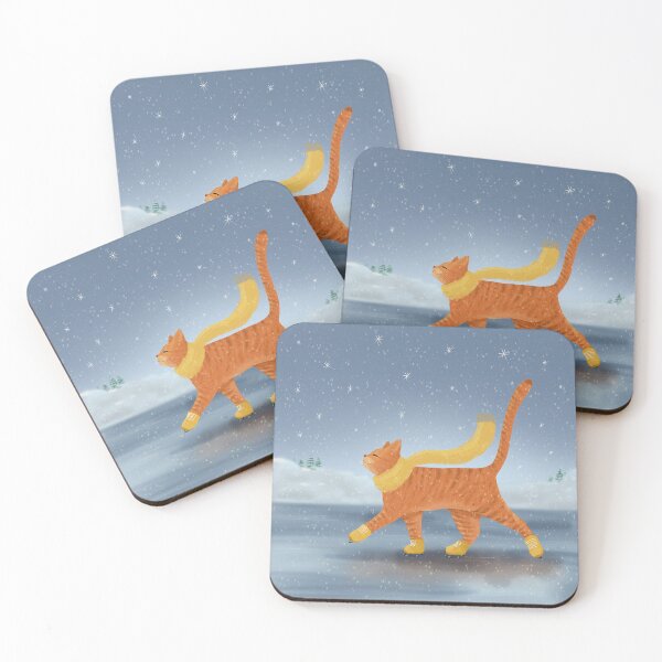 Item preview, Winter Wonderland Kitty designed and sold by bethclarkart.