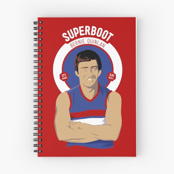 Item preview, Bernie Quinlan of the Bulldogs - for red shirts designed and sold by Chris Rees.