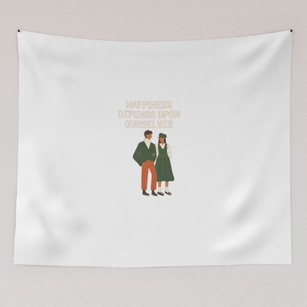 Item preview, About happy life - quote designed and sold by Daisy Carnival.