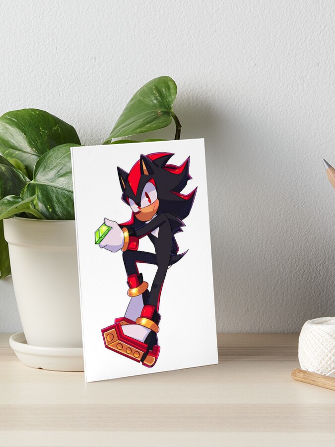 Shadow The Hedgehog Art Board Print for Sale by AndreanaWen