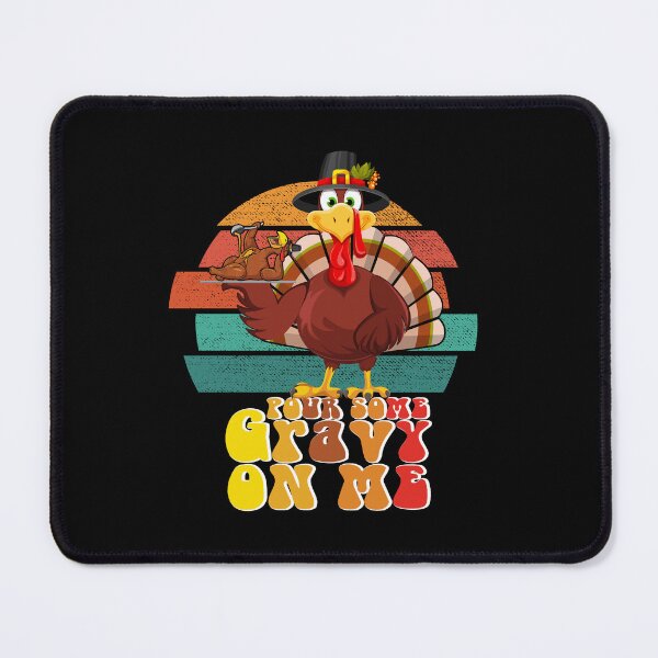 Item preview, Groovy Pour Some Gravy on Me Roasted Turkey Dish vintage designed and sold by Mac Store.