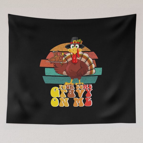Item preview, Groovy Pour Some Gravy on Me Roasted Turkey Dish vintage designed and sold by Mac Store.