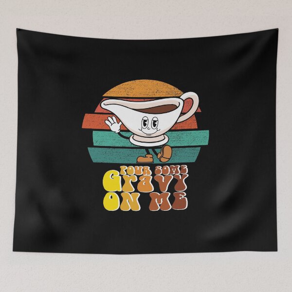 Item preview, Groovy Pour Some Gravy on Me a cup of coffee vintage retro designed and sold by Mac Store.