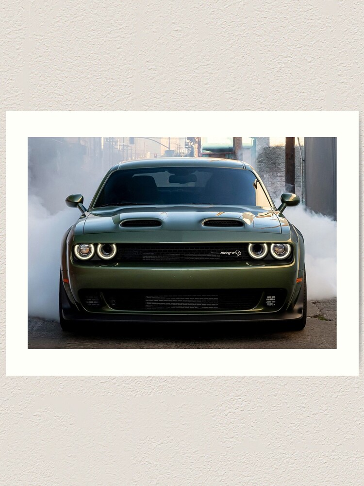 "Dodge Challenger Srt Hellcat Green Srt Hellcat Redeye Widebody Car ...