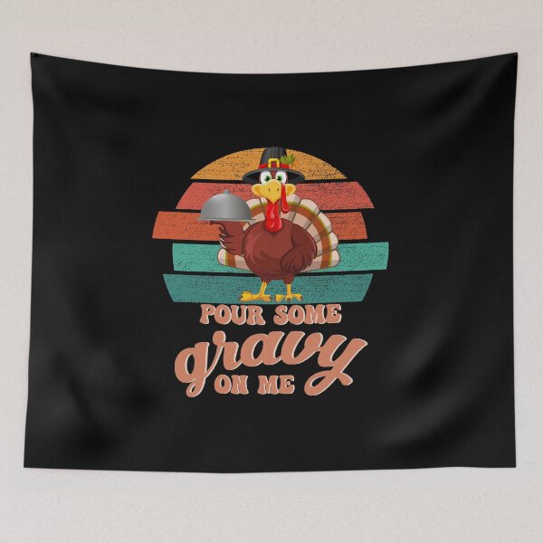Item preview, Groovy Pour Some Gravy on Me Roasted Turkey Dish vintage designed and sold by Mac Store.