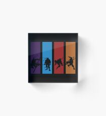 Teenage Mutant Ninja Turtles Acrylic Block