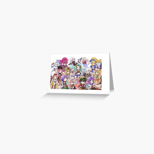 [Another Eden] Character Collage Greeting Card