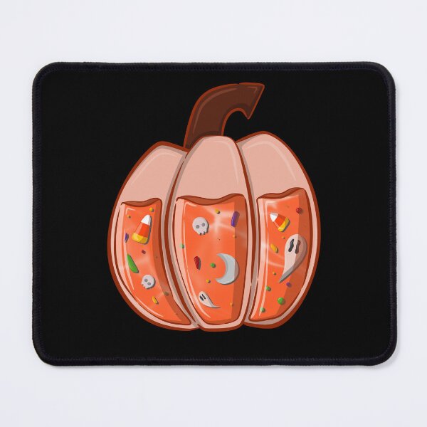 Item preview, Kawaii Pumpkin Drink Glass Art  designed and sold by GraphicsByGabby.