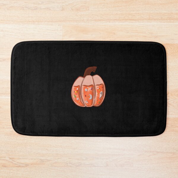 Item preview, Kawaii Pumpkin Drink Glass Art  designed and sold by GraphicsByGabby.