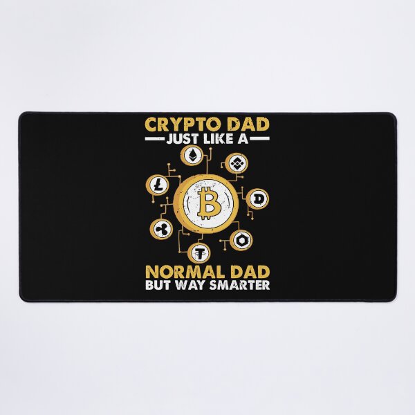 Item preview, Crypto Dad, Just like a normal Dad, But Way Smarter designed and sold by mkzmerch.