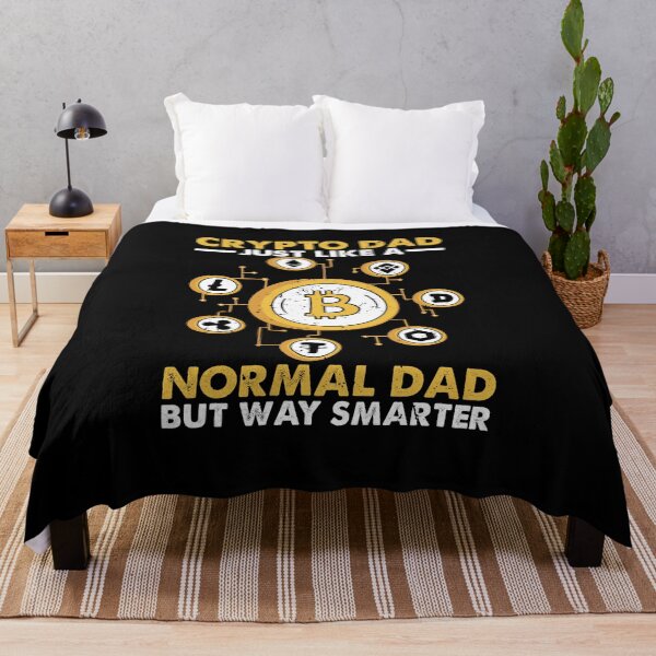 Item preview, Crypto Dad, Just like a normal Dad, But Way Smarter designed and sold by mkzmerch.