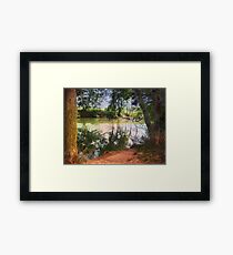 Fishin' Hole Framed Print
