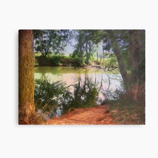 Fishin' Hole Metal Print