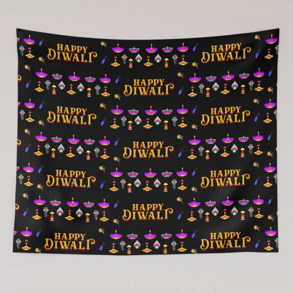 Item preview, happy Diwali t-shirt designed and sold by satya881.
