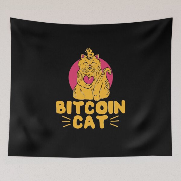 Item preview, Bitcoin Cat designed and sold by mkzmerch.