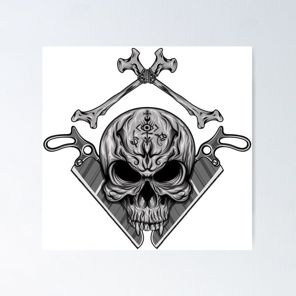 Item preview, Skull designed and sold by marina-arts.