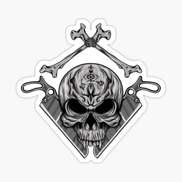 Item preview, Skull designed and sold by marina-arts.