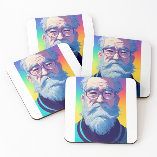 Item preview, Old man with glasses designed and sold by Mirochan80.