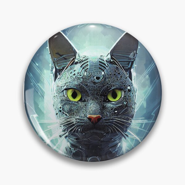 Item preview, Cyberpunk Cat Mechanical designed and sold by mgtime.