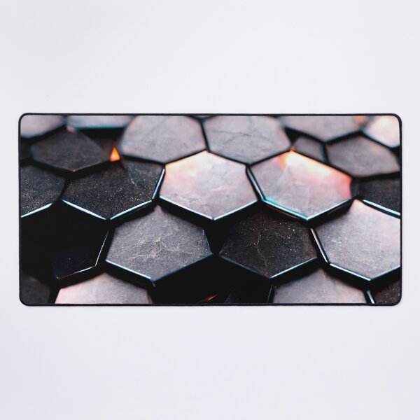 Item preview, 3D Shiny Hexagonal Tiles designed and sold by DesignAtYO.