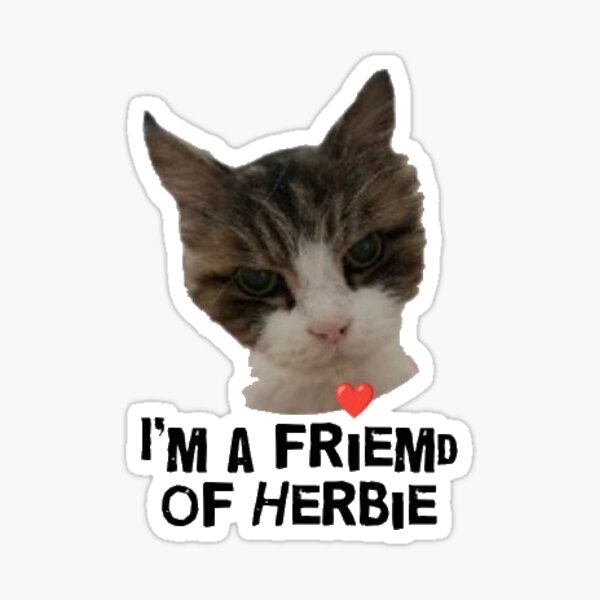 I’m a Friemd of Herbie Sticker