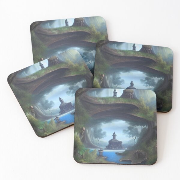 Item preview, natural bridge landscape designed and sold by AImatte.