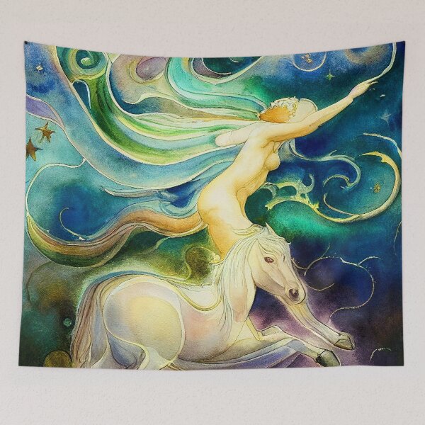 Item preview, Riding with the Light designed and sold by Gabrielle Brunsdon.