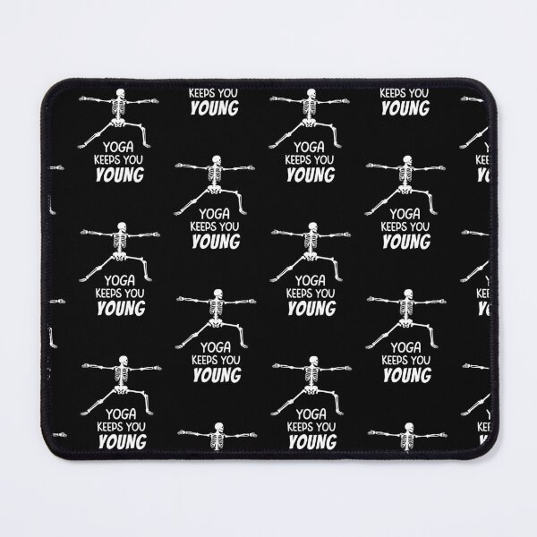 Item preview, Yoga Keeps You Young - Funny Yoga Pose Skeleton designed and sold by hiunlimit.