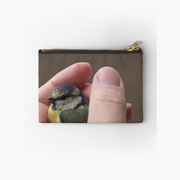 Item preview, Eurasian Blue Tit in a Hand, A Chickadee, A Blue Tit Bird, Tweeti Birds in Summer  designed and sold by DiensDesign.