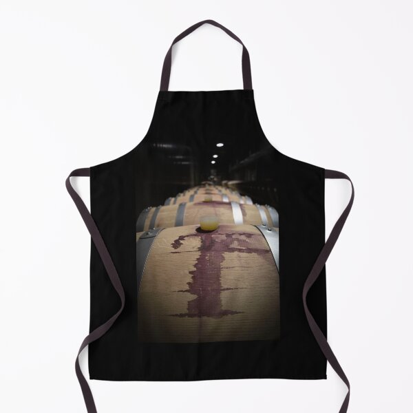 Item preview, Wine barrels in a dark cellar designed and sold by wineandwords.