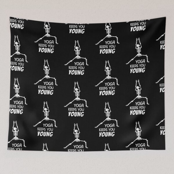 Item preview, Yoga Keeps You Young - Funny Yoga Skeleton designed and sold by hiunlimit.