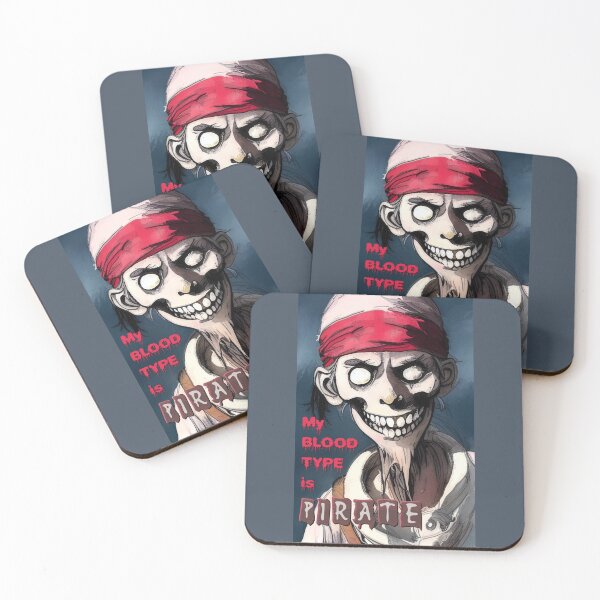 Item preview, My blood type is Pirate (#05) designed and sold by SolidEarthArt.