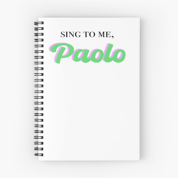 Item preview, Sing to me, Paolo designed and sold by Spread-Love.