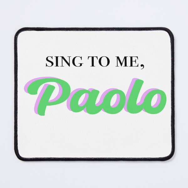 Item preview, Sing to me, Paolo designed and sold by Spread-Love.