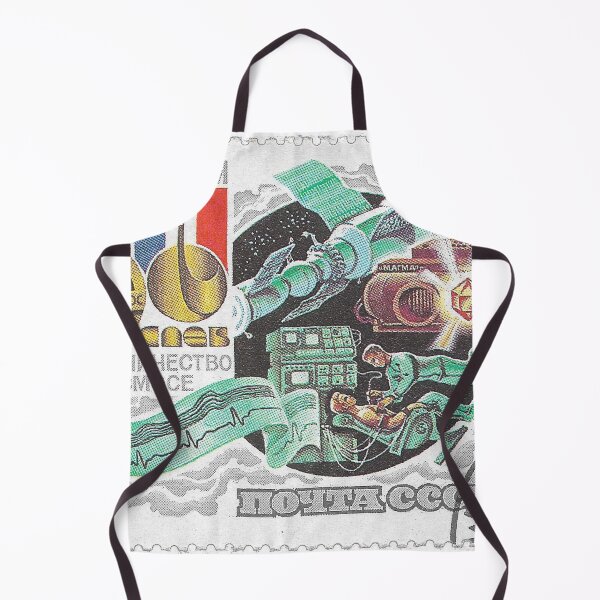Item preview, Russian & French Space Station Stamp designed and sold by yousufi.