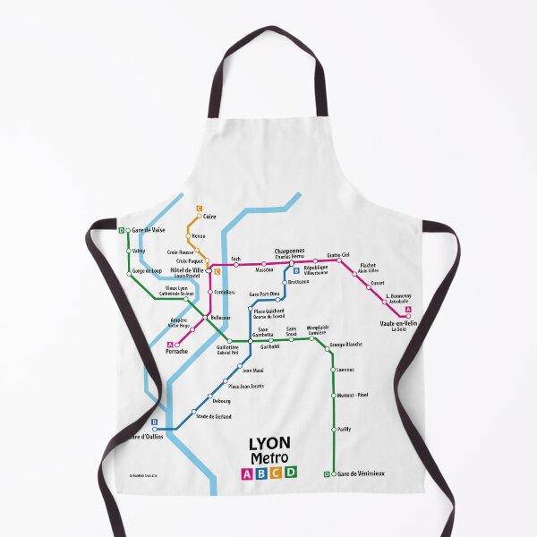 Item preview, LYON Metro Map designed and sold by UrbanRail.