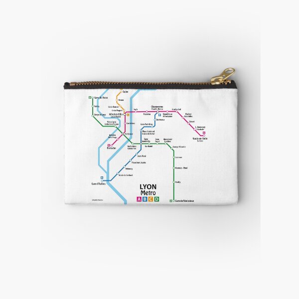 Item preview, LYON Metro Map designed and sold by UrbanRail.