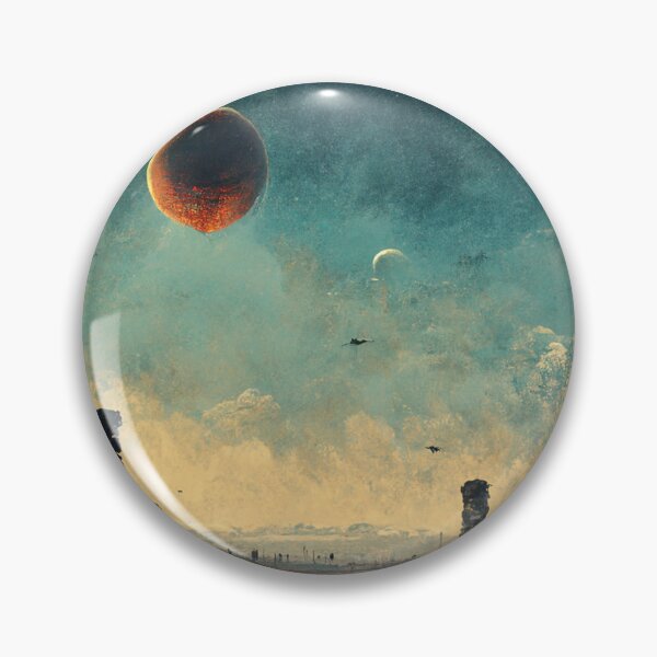 Item preview,  abandoned planet skyline view designed and sold by WeirdStation.