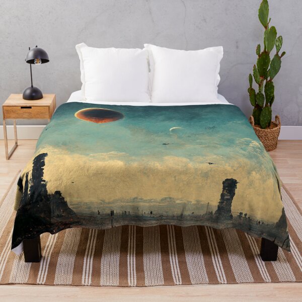 Item preview,  abandoned planet skyline view designed and sold by WeirdStation.
