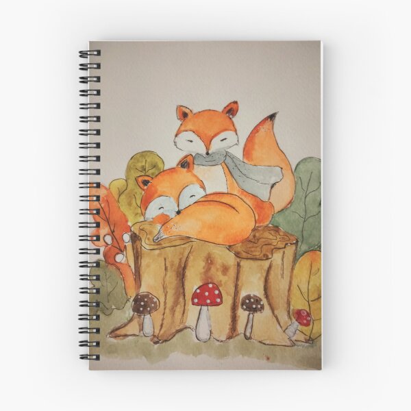 Item preview, Cute Autumn Red foxes designed and sold by Sifan.