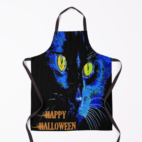Item preview, Happy Halloween Black Cat Portrait designed and sold by taiche.