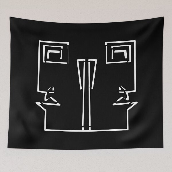 Item preview, Tribal Abstract Face Art Design  designed and sold by Joolsd.