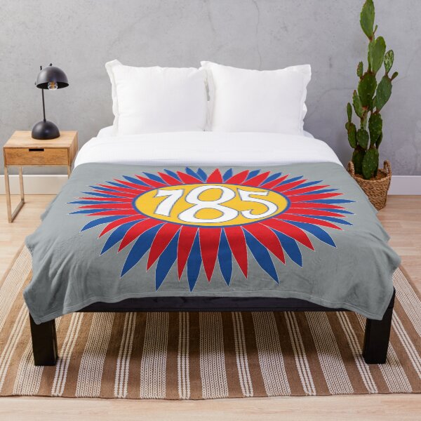 Item preview, Hand Drawn Kansas Sunflower 785 Area Code Crimson Blue designed and sold by itsrturn.