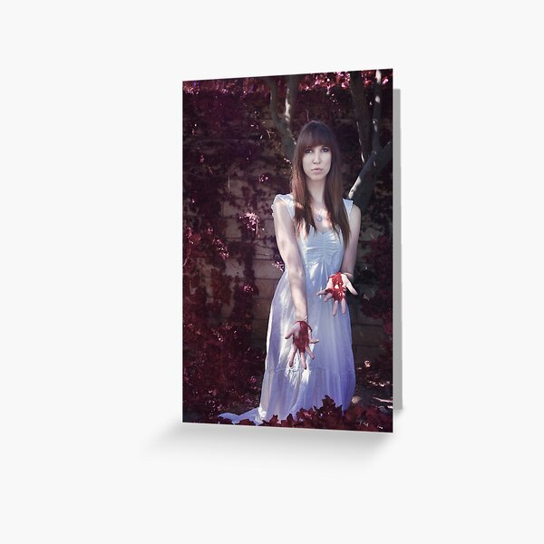 Red Forest Greeting Card
